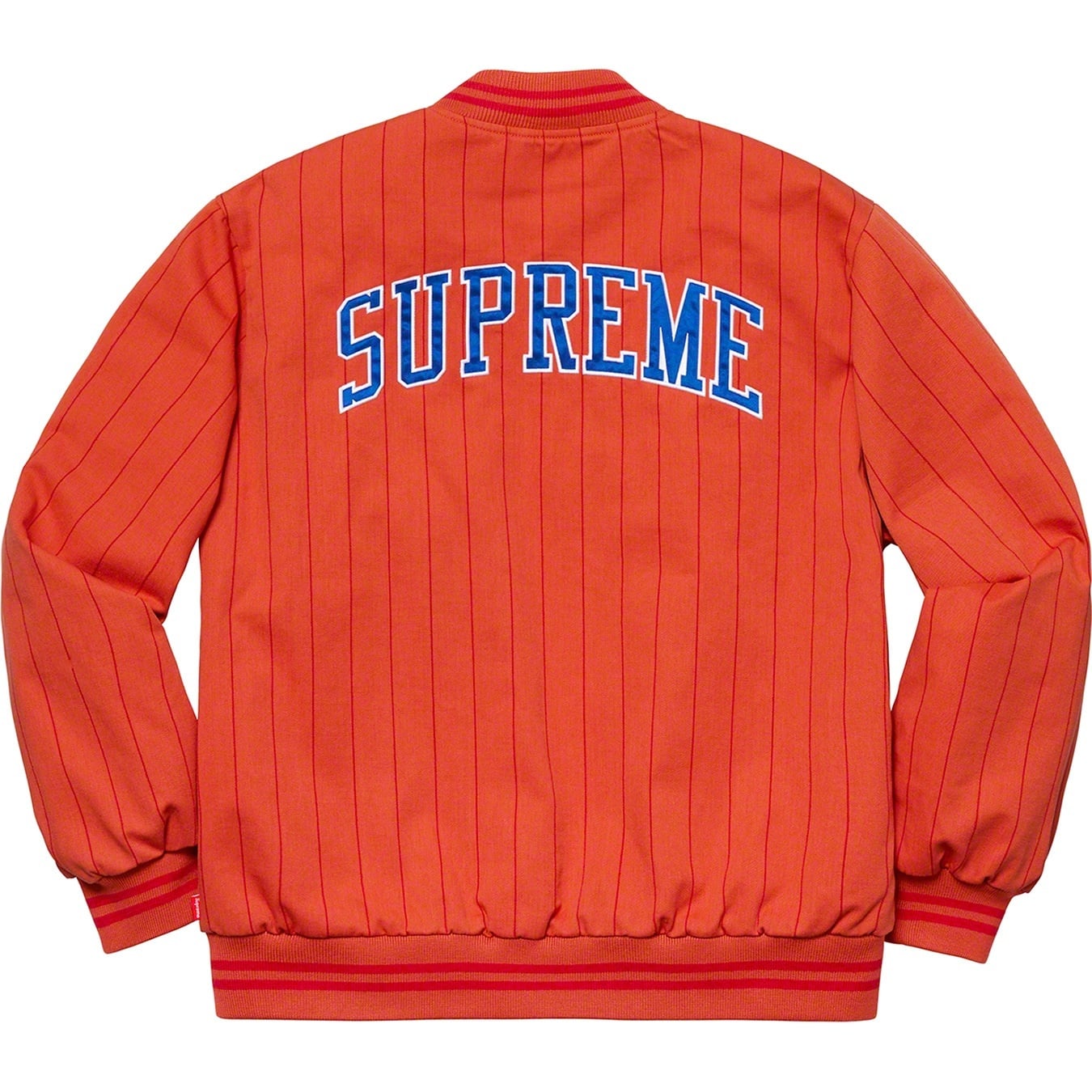 Pinstripe Varsity Jacket view 11